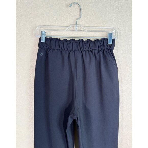 Lululemon Stretch High Rise Jogger Pants Black - Picture 8 of 10